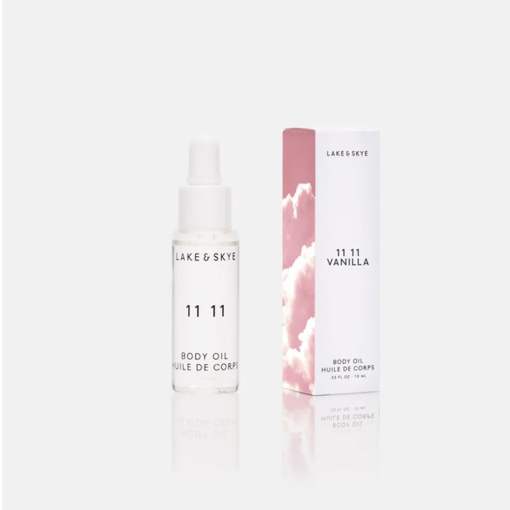 NIB 11 11 Vanilla Body Oil, 10ml